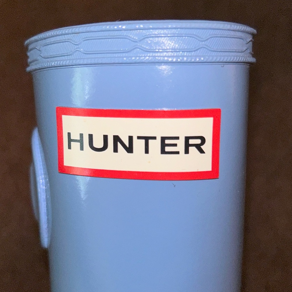 Light Blue Carolina Blue Hunter Rain Boots - Picture 9 of 11
